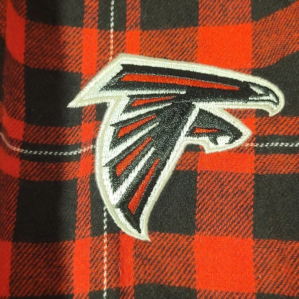Atlanta Falcons Pajama Pants Mens XXL Red Black Plaid Sleepwear NFL Apparel